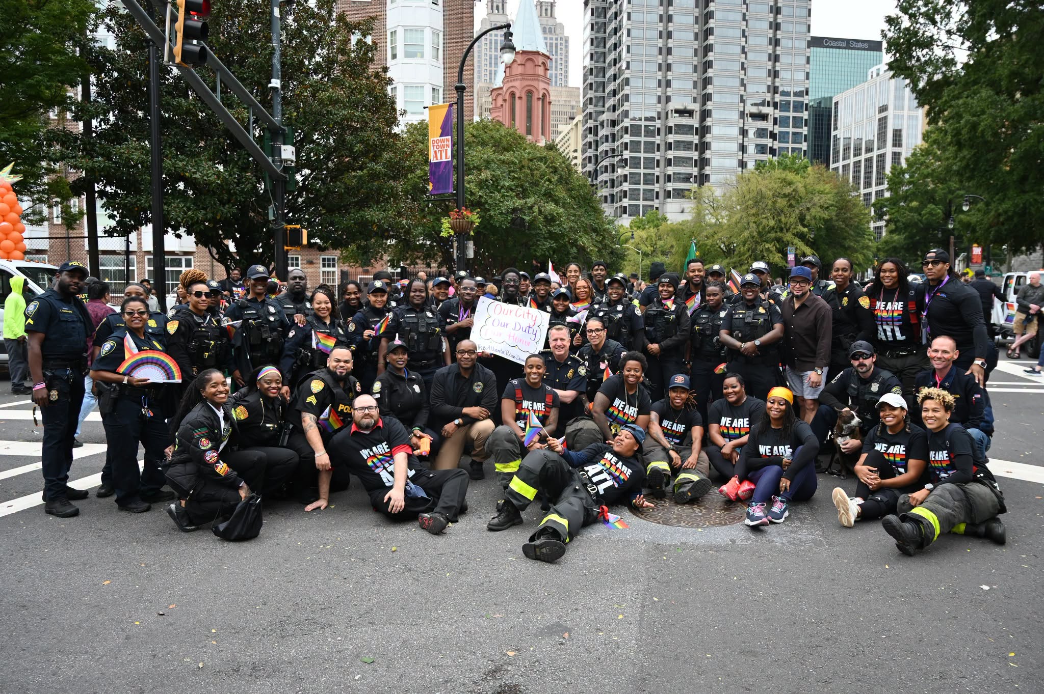 US: Atlanta Police Department Marches in 2026 Atlanta Pride Parade